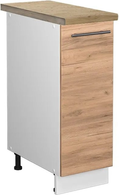 Vicco Apothekerschrank Fame-Line Goldkraft Eiche/Weiß, Wandmontage, B/T/H: 30 x 60 x 82 cm - Bild 1