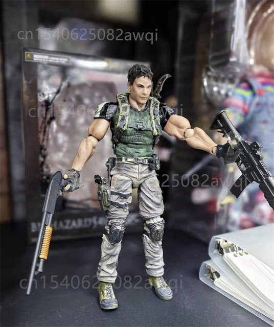 Play Arts Biohazard Chris Redfield Actionfigur, ab 14 Jahren - Bild 1