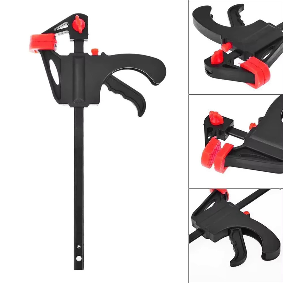 STONEGO F-Clip Schnellspanner aus Nylon für Holzbearbeitung und Metallbefestigung, Breite: 10,2 cm - Bild 3