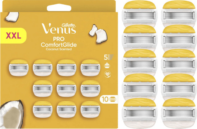 Gillette Venus Pro ComfortGlide Ersatzklingen, 10 Stück, Damen - Bild 1