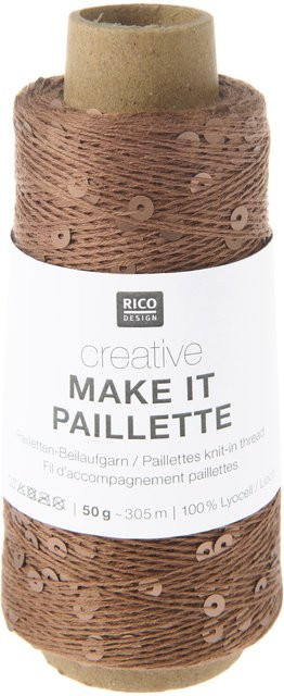 Rico Design Creative Make It Paillette in Braun - Bild 1