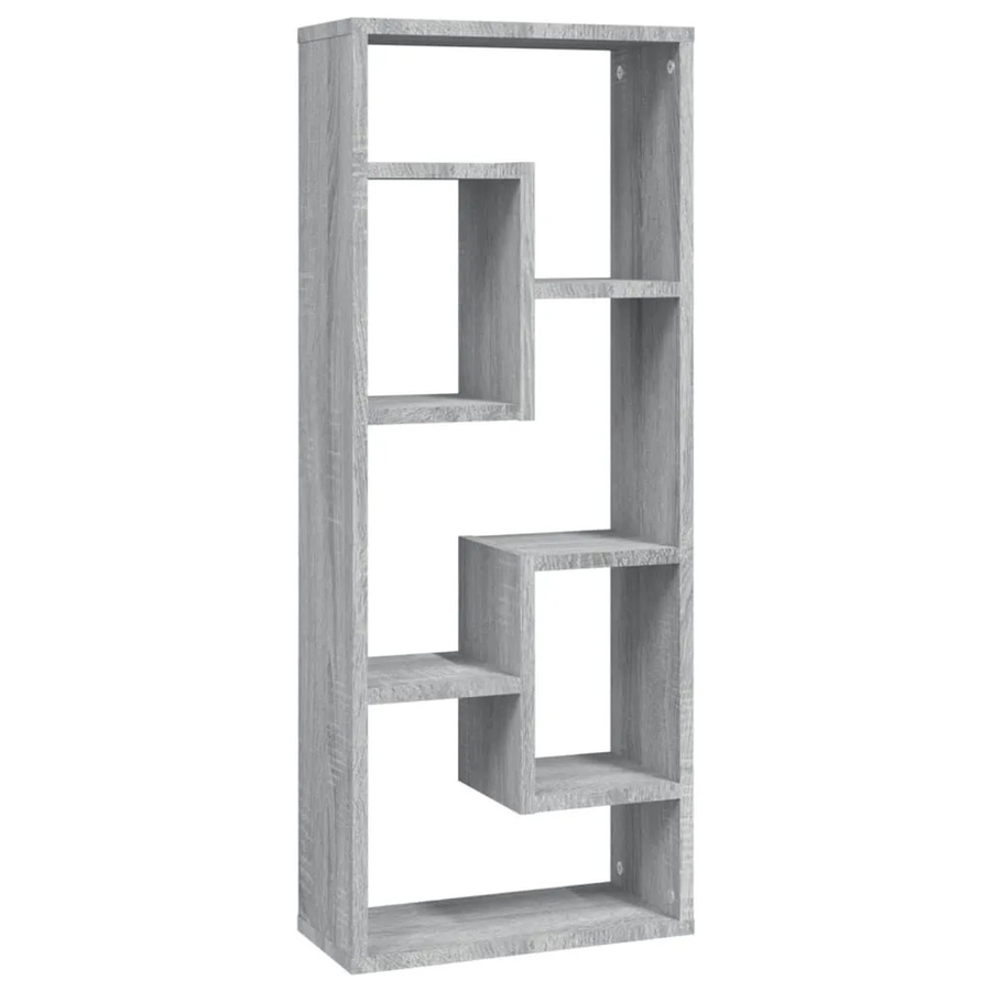 vidaXL Wandregal aus Holzwerkstoff in Grau Sonoma, B/T/H: 36 x 16 x 90 cm - Bild 2