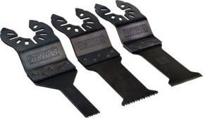 DeWalt Multitool-Zubehörset DT20713-QZ, 3-teiliger Bimetal Sägeblatt-Satz für Holz und Kunststoff, Schwarz - Bild 2