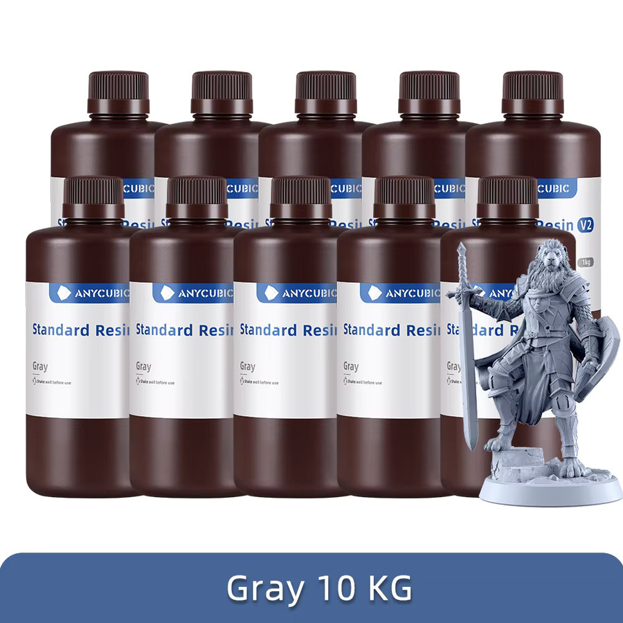 ANYCUBIC Standard-V2 UV-Resin 3D-Druckharz für Photon Mono 4, Grau, 5 kg oder 10 kg - Bild 5