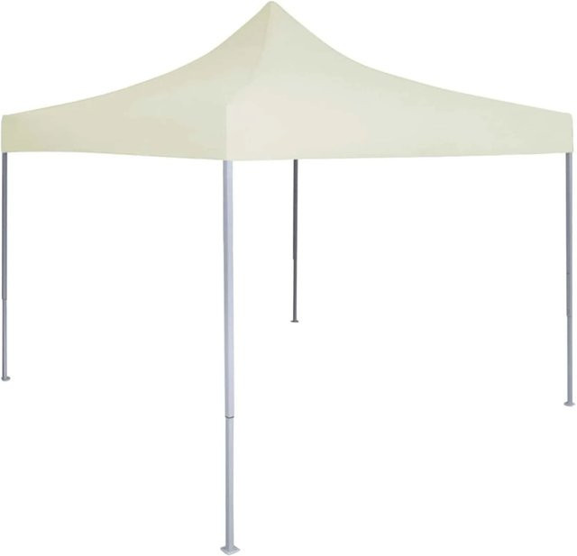 vidaXL Party-Zelt in Creme und Beige aus Oxford-Stoff und PVC, B/T/H: 291 x 291 x 315 cm - Bild 1