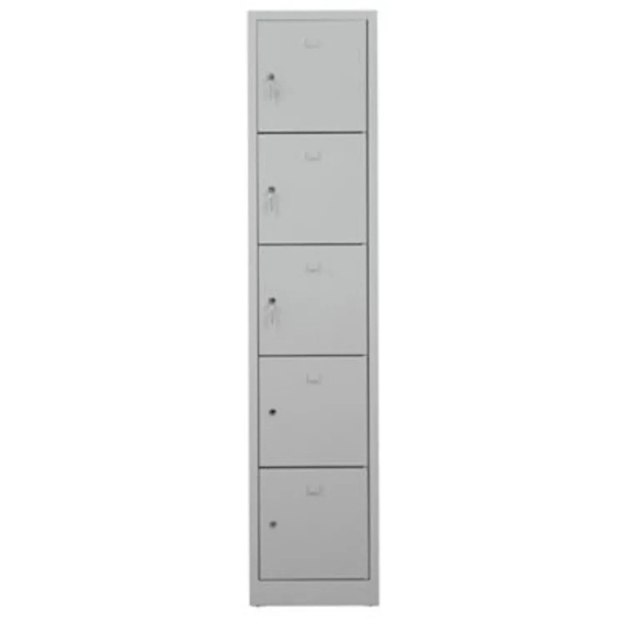 PROREGAL Schließfachschrank Falcon Small Grau mit Zylinderschloss, H x B x T: 190 x 41 x 45 cm - Bild 2