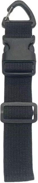 YH-Led Lighting Kabelmanagement-Organizer aus Nylon mit verstellbarer 3-Achsen-Schnalle, Schwarz, 45 cm - Bild 1