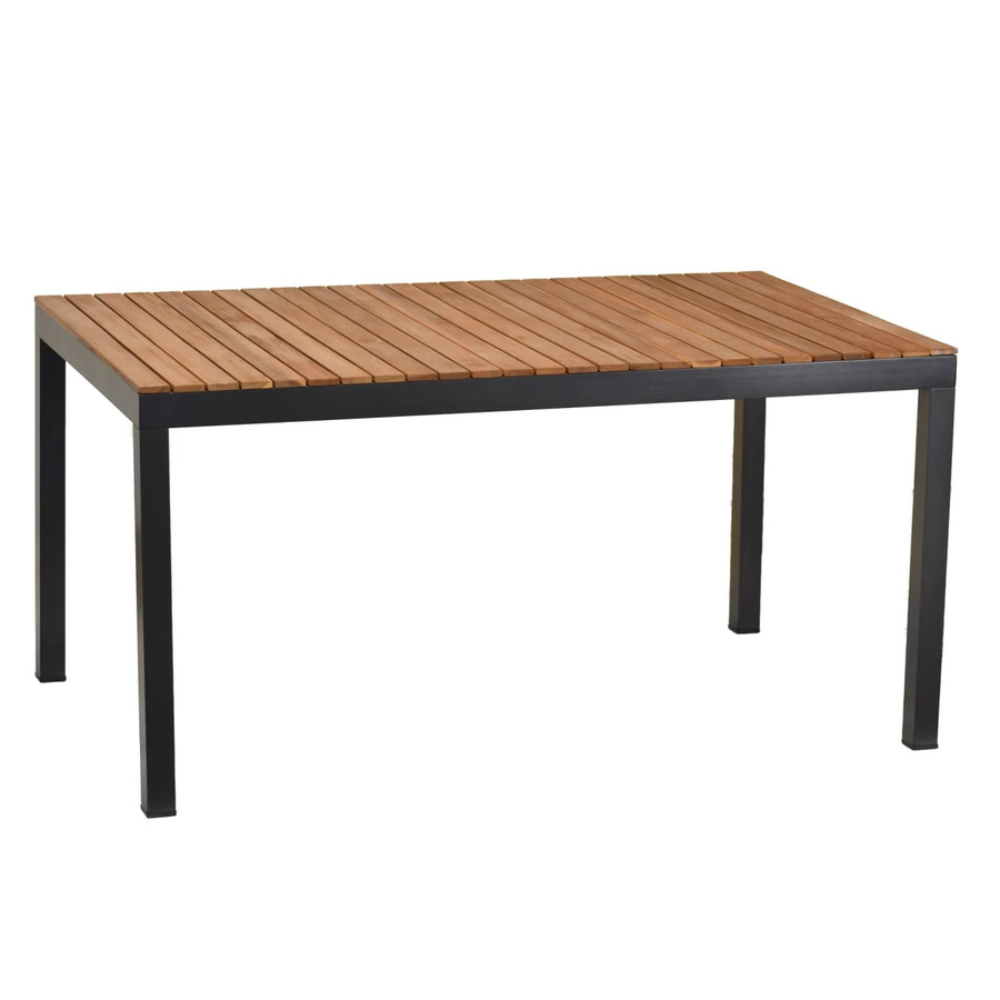 Merxx Gartentisch Naxos aus Akazie in Braun, Rechteckig, B: 90 cm, T: 74 cm - Bild 2
