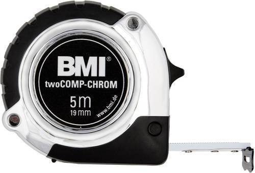 BMI Taschenrollbandmaß Automatic in Chrom, Länge: 5 m, Breite: 19 mm - Bild 1