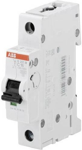 ABB S201M-B16 Leitungsschutzschalter 2CDS271001R0165 1-polig 16A - Bild 1