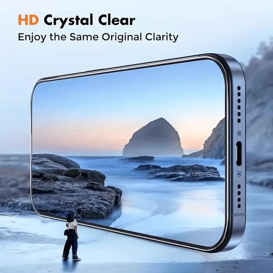 DIXSG 3er-Pack Ultra Clear Vollbild-Schutzglas für iPhone 11 bis iPhone 17 Pro Max, transparent - Bild 6