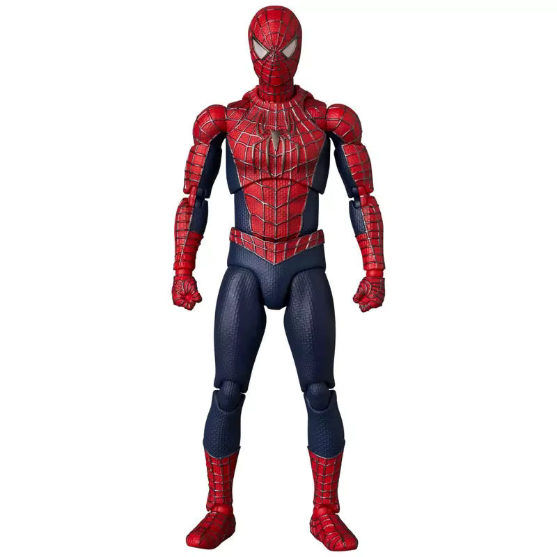 Mafex 241 Spider-Man No Way Home Tobey Maguire Actionfigur von Bandai in Rot - Bild 6