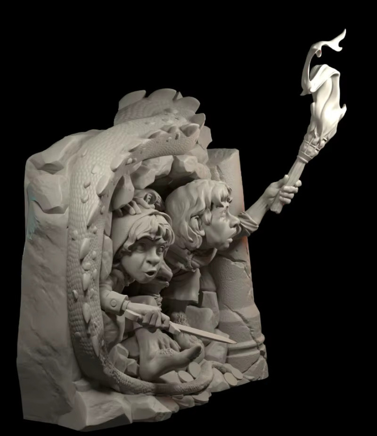 LISM Fantasy Zwerg, Figuren-Bausatz, Harz, Grau - Bild 3