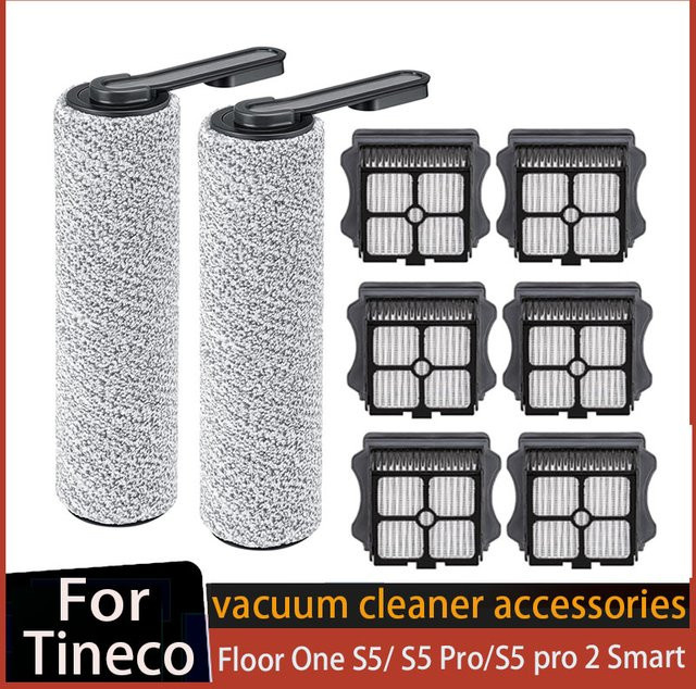 Ersatzset aus Bürstenwalze und HEPA-Filter für Tineco S5, S5 Pro, S5 Pro 2 und S5 Blue Akku-Nass-Trockensauger - Bild 1