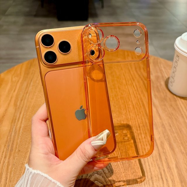 Transparentes iPhone Schutzcase aus PC mit Stoßstangen-Schutz und Präzisionsausschnitten für iPhone 17 Air, 17 Pro Max, 16, 15, 14, 13, 12, 11 Pro Max - Bild 1