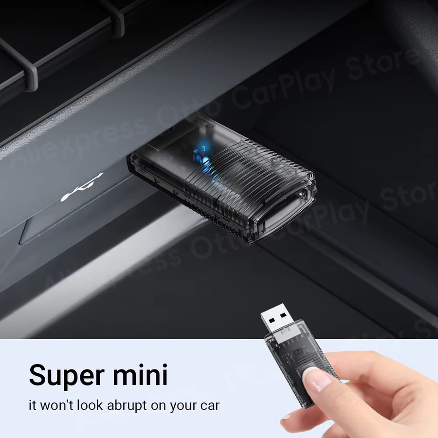 GetPairr A1 Mini 2-in-1 Wireless CarPlay und Android Auto Adapter Dongle für Volkswagen, Ford, Mazda und Chevrolet mit Wi-Fi und Bluetooth - Bild 3