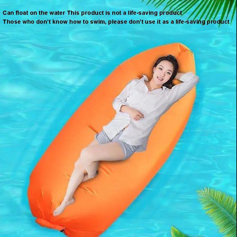 Aufblasbares Outdoor Sofa von YC Direct in Orange für Camping und Park - Bild 3