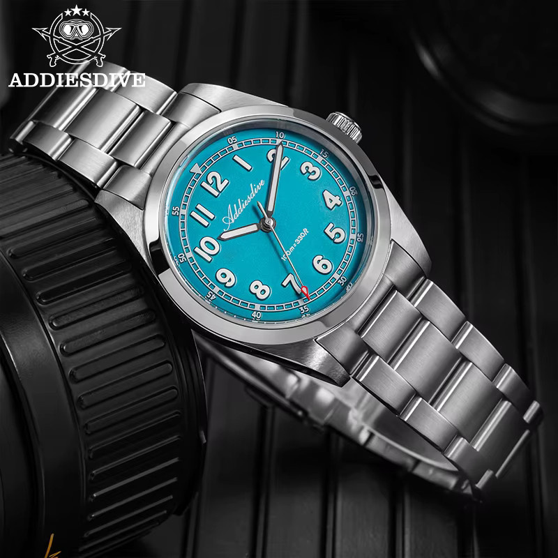 ADDIESDIVE Armbanduhr, Quarz, Edelstahl, Saphirglas, 36 mm, Herren - Bild 3