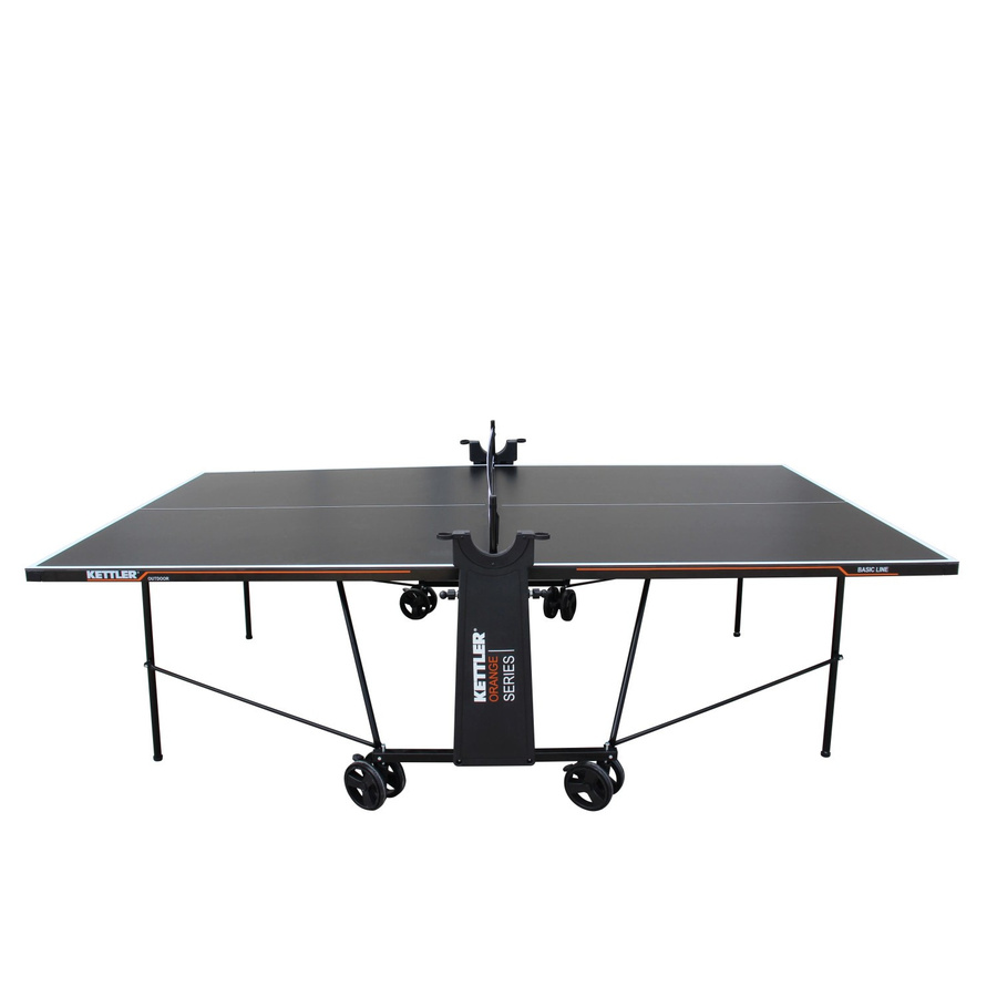 Kettler Hobby Tischtennis-Platte BASIC Outdoor Tisch aus Aluminiumverbund und Stahl, Schwarz Matt, wetterfest - Bild 2