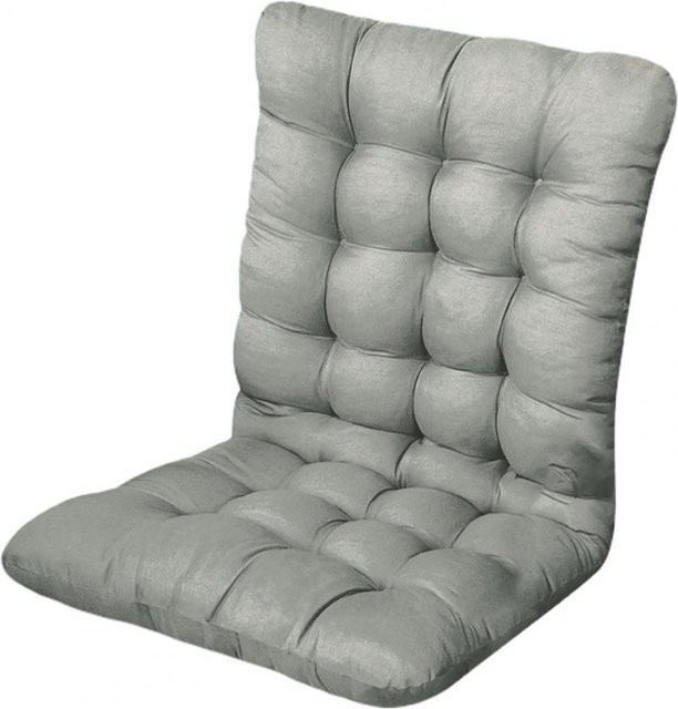 Warmes Sitzkissen und Rückenstütze für Schreibtischstühle aus Memory-Foam in Grau - Bild 1