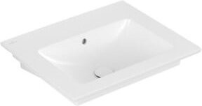 V&B Waschtisch Venticello in Stone White mit Überlauf, Breite: 60 cm, Tiefe: 50 cm - Bild 1
