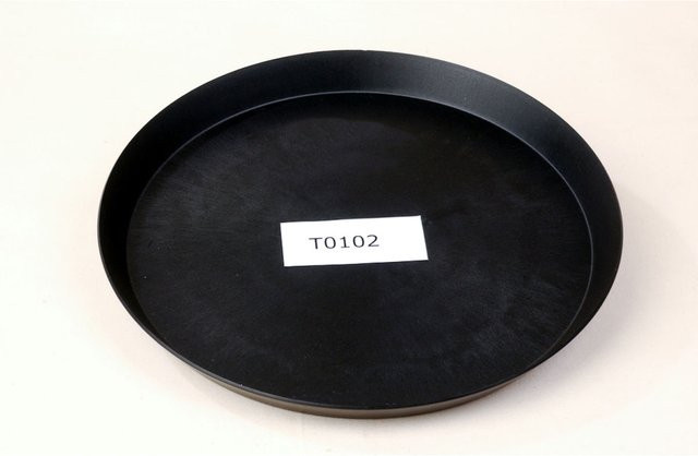 Scaritech Küchenform aus Silikon, 5er Pack, rund, schwarz, Durchmesser: 29,5 cm, Antihaftbeschichtung - Bild 1