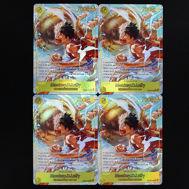 Bandai One Piece Luffy SEC Spielset, Sammelkarten, Englisch, Gelb - Bild 1