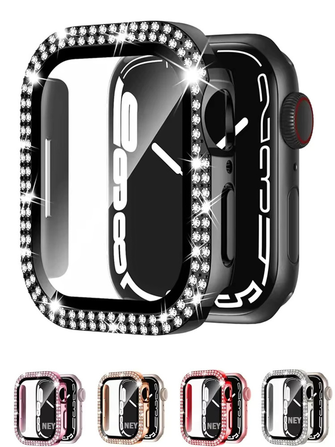 Displayschutzfolie Apple Watch Cover, Diamant, Bunt, Unisex - Bild 4