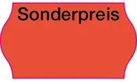 CreenLine Auszeichnungsetikett aus Papier in Rot - Bild 1