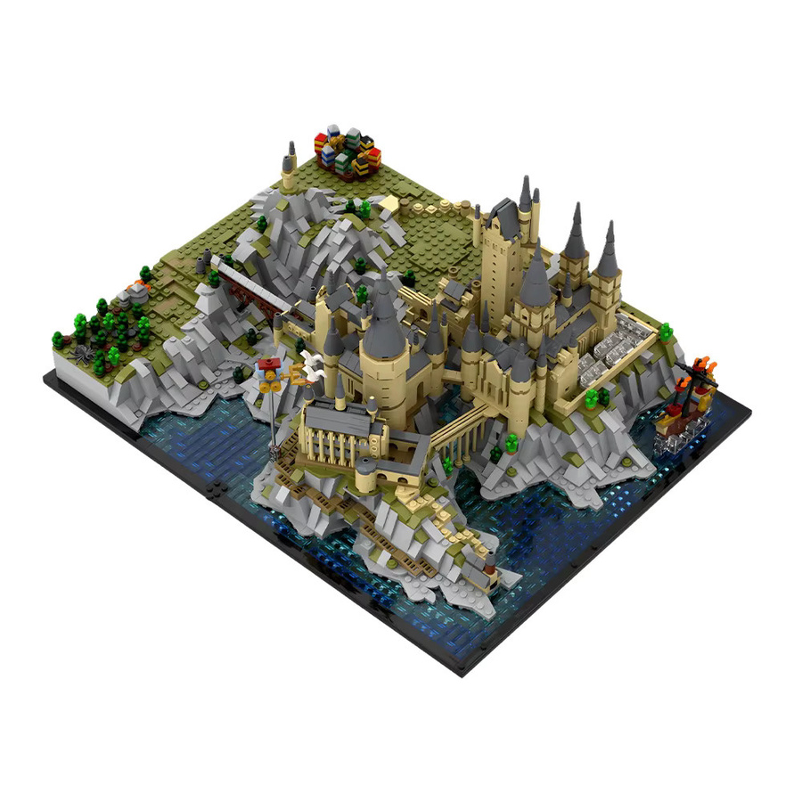 Gobricks Zauberer-Schloss, Bausteine Modell, Erweiterung - Bild 2