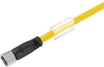 Weidmüller Sensor-Aktor-Steckverbinder M8 Buchse gerade Gelb, 3-polig, 1,50 m Länge - Bild 1