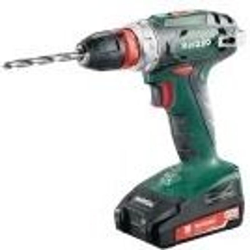 Metabo Akku-Bohrschrauber BS 18 Quick 18V mit 2x 3,0Ah Li-Ion Akkus und Ladegerät in Grün - Bild 2