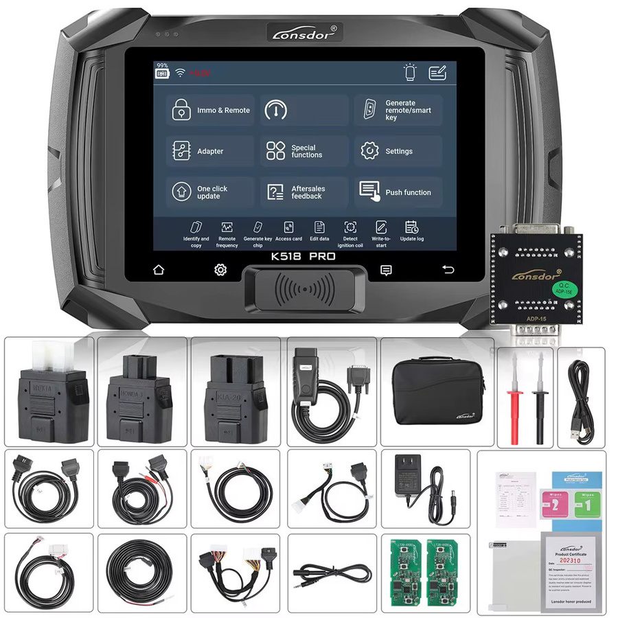 Lonsdor K518 PRO Vollversion Schlüsselprogrammiergerät mit integriertem GM CAN FD und Toyota Emulator in Schwarz - Bild 5