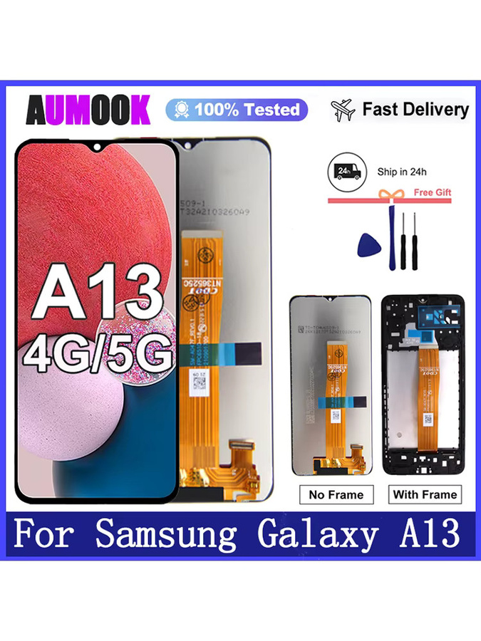 Samsung Galaxy A13 4G 5G LCD Display mit Touchscreen Digitizer Montage in Schwarz für A135 A136 A137 Ersatzteil - Bild 4