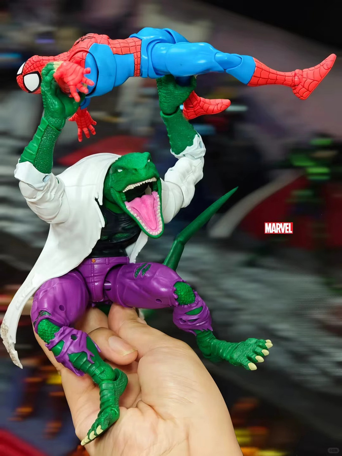 Hasbro Marvel Legends Lizard Professor Actionfigur, Einzelfigur, ab 4 Jahren - Bild 3