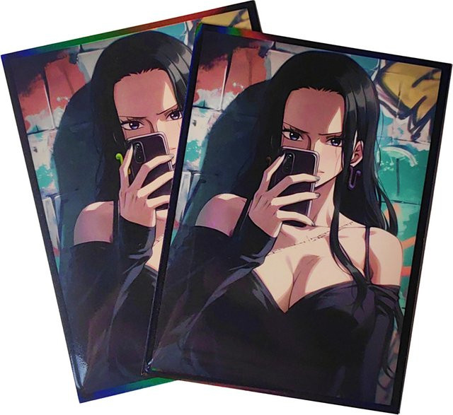 Bandai One Piece Boa Hancock Kartenhüllen, Sammelkarten Schutzhülle, 60-teiliges Set, Bunt / Mehrfarbig - Bild 1