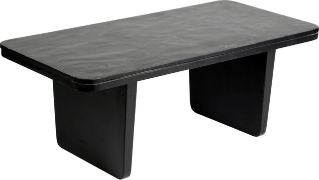 Premium Living Couchtisch Leon aus Mangoholz in Schwarz, Rechteckig - Bild 1