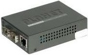PLANET Technology Medienkonverter GT-1205A in Schwarz mit 10Base-T, 100Base-TX, 1000Base-T und 1000Base-SX/LX Unterstützung - Bild 1