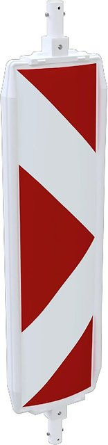 Schake Bast-Bake Nox RA2/B Doppelseitige Wegweiser in Weiß und Rot - Bild 1