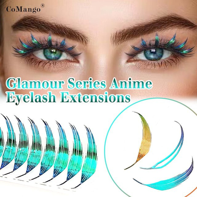 CoMango Wimpernverlängerungen Spire Golden, Glänzend, Unisex - Bild 1