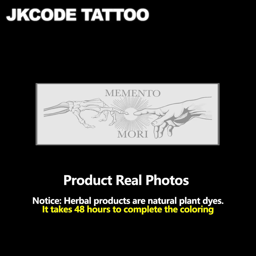 JKCODE TATTOO Mehndi-Design Temporäre Tattoos, Herren - Bild 4