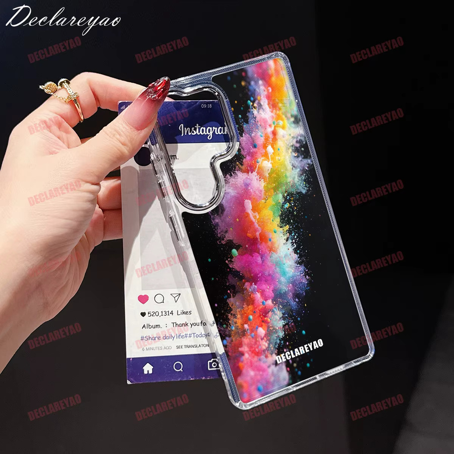 Personalisierte DIY-Fotohülle für Samsung Galaxy A02 A03 Core A03S A02S A04 M13 A05 A05S M05 F05 A06 in Transparent und Multicolour - Bild 3