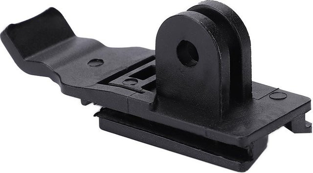 KaiSai Kunststoff Fahrrad Frontlicht Taschenlampenhalter Adapter für Fahrradcomputer Halterung, Schwarz - Bild 1