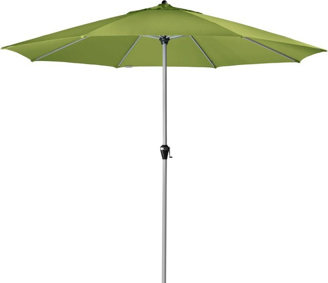 Doppler Marktschirm Active mit Kurbelmechanik in Grün, Durchmesser: 376 cm - Bild 1