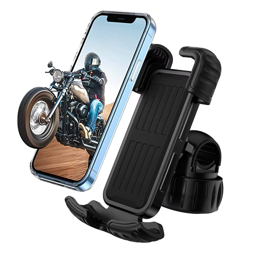 RaiKni Motorrad-Handyhalterung mit kabelloser Ladefunktion in Schwarz, stoßfeste Navigationshalterung für Smartphones, Elektrofahrzeuge und Fahrräder - Bild 7