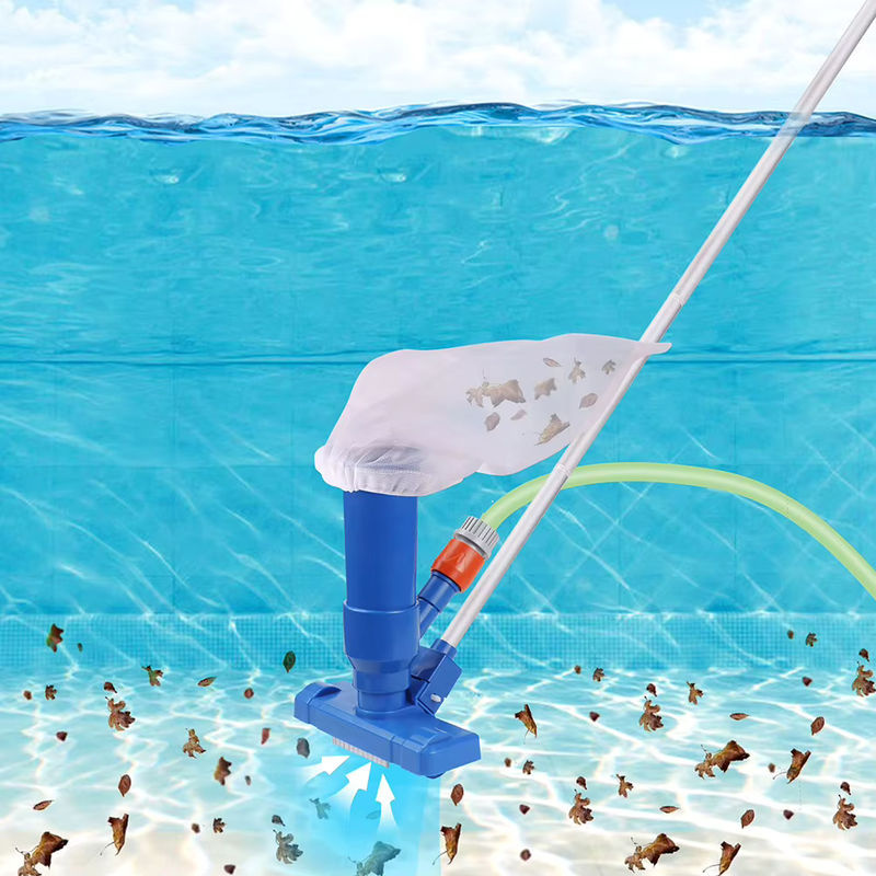 Schwimmbad Staubsauger Kit zur Poolreinigung mit Bodennetz und Filter für kleine Pools, Länge: 1,26 m - Bild 2