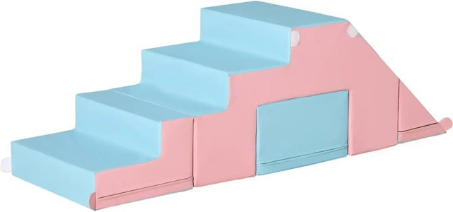 HOMCOM Bausteinset, 2er-Set, Rosa+Blau - Bild 1