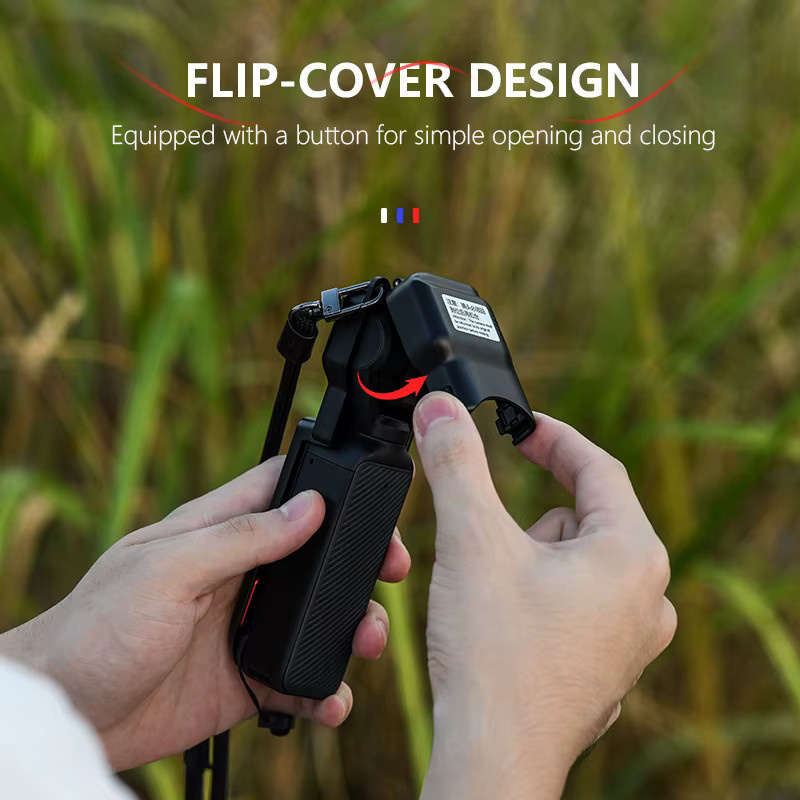 STARTRC Schutzhülle für DJI Osmo Pocket 3 Objektivbildschirm in Schwarz zum Schutz vor Kratzern und Stürzen - Bild 3