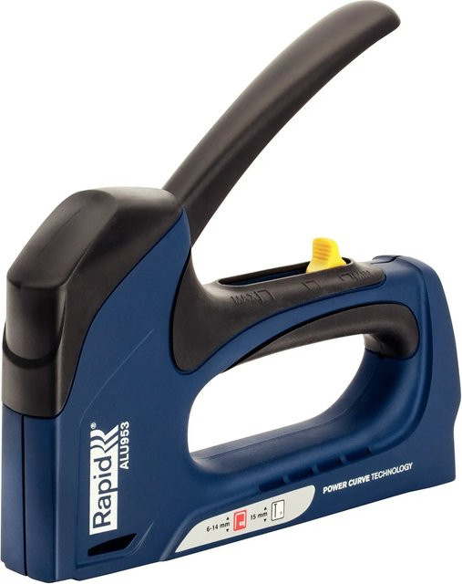 Rapid Handtacker ALU953 in Blau aus Aluminium - Bild 1