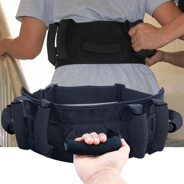 HNKMP Transfergurt für Senioren, 7 Griffe, Unisex - Bild 1